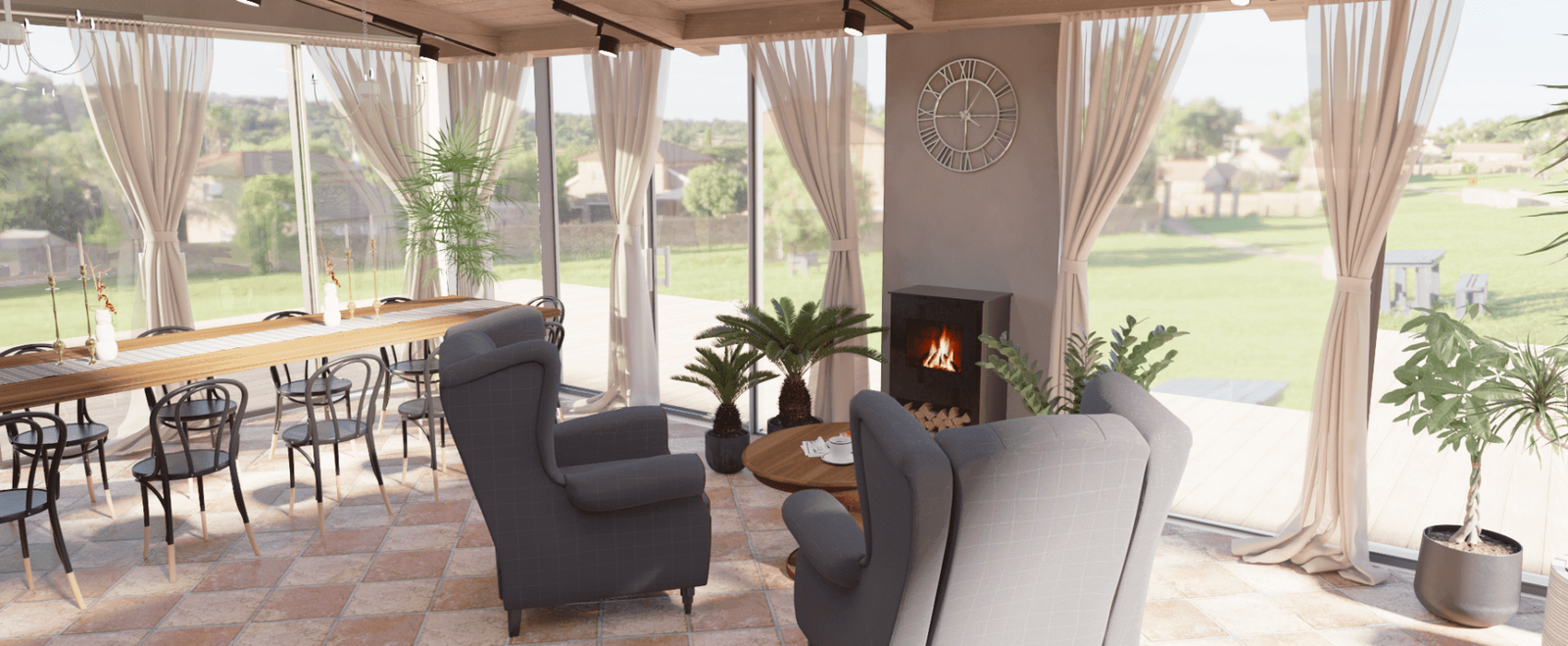 interjero dizainas, verandos interjeras